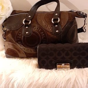 Coach Bag and wallet set